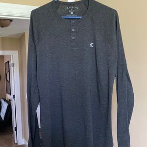 Men’s long sleeve shirt, casual, Caffeine & Kilos
